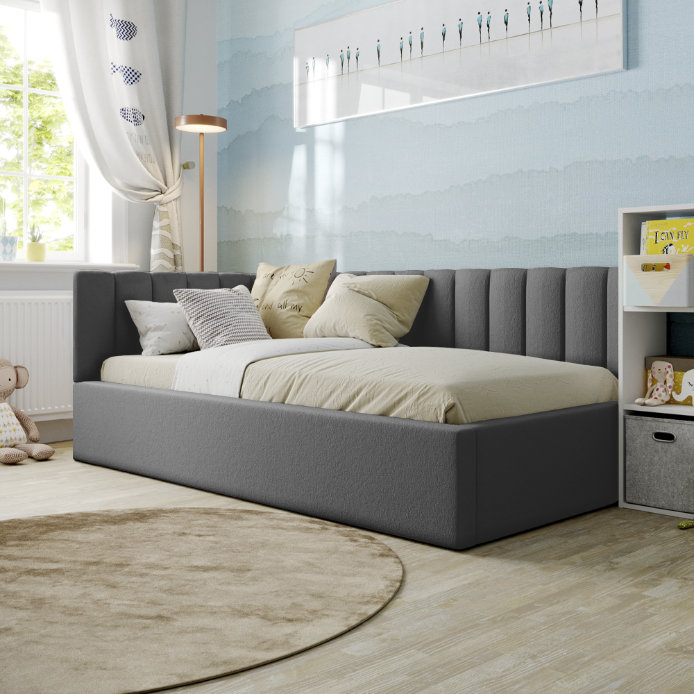 Cabeceira de Cama Box Solteiro Casal Queen King Estofada Modular 45x20cm - 2