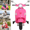 Moto Scooter Eletrica Infantil Zippy Toys Vespa Gts 6v Rosa - 4