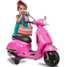 Moto Scooter Eletrica Infantil Zippy Toys Vespa Gts 6v Rosa - 1