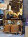 Ver mais imagens de Aparador Veneza Aço Carbono Dourado MDF Várias Cores Tam m - Datelli Design