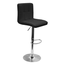 Ver imagem 2 de Kit 4 Banquetas Confort Gomos Estofada Giratória Preta Preto