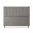Ver imagem 2 de Cabeceira para Cama Casal Queen Estofada 1,58 m Mel Vilajo: Suede Camurça