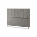 Ver imagem 4 de Cabeceira para Cama Casal Queen Estofada 1,58 m Mel Vilajo: Suede Camurça