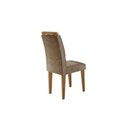 Ver imagem 6 de Conjunto Mesa de Jantar 6 Cadeiras Amanda Marrom Off White/Imbuia