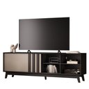 Ver imagem 1 de Rack para TV Ventura Carraro Preto Touch e Avelã