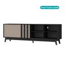Ver imagem 4 de Rack para TV Ventura Carraro Preto Touch e Avelã