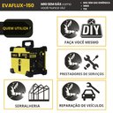 Ver imagem 4 de Máquina de Solda Multiprocesso Mig sem Gás, Tig e Eletrodo Evaflux-150 220v Evald-220v