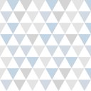 Ver imagem 2 de Papel de Parede Infantil Triângulos Geométricos 10 Arte Destaque 3 Metros