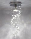 Ver imagem 3 de Lustre De Cristal Espiral Com 1 Metro De Altura, Base com 15cm De Diâmetro