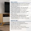 Ver mais imagens de Rack Bancada 2 Portas Pés Madeira Maciça Mariana - Cinamomo/Off White