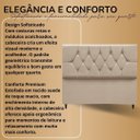 Ver imagem 5 de Cabeceira para Cama Casal Queen 160 Cm Olívia e Frame Suede:cinza