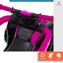 Ver imagem 4 de Mini Quadriciclo Infantil Passeio com Empurrador Luz e Som Rosa