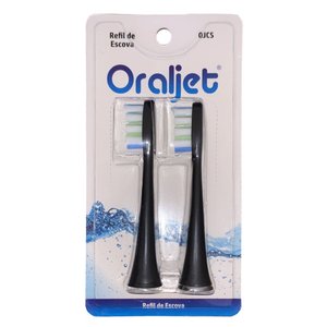 Oraljet Refil Sonic Jet Cabeça de Escova Modelo OJCS Dentes Sensíveis Remineralizador
