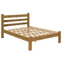 Ver imagem 2 de Cama de Casal Rubi Madeira Maciça Nogueira Resistente