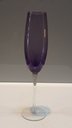 Ver imagem 6 de Jogo 2 Peças Taça de Vidro 230ml Violeta 26x6x6cm Vinho Água Espumante Champagne