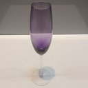 Ver imagem 5 de Jogo 2 Peças Taça de Vidro 230ml Violeta 26x6x6cm Vinho Água Espumante Champagne