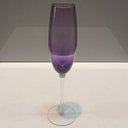 Ver imagem 4 de Jogo 2 Peças Taça de Vidro 230ml Violeta 26x6x6cm Vinho Água Espumante Champagne