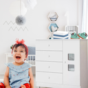 Ver imagem 2 de Cômoda Quarto Bebê Gavetas Mdf Resistente Unissex Moderna:branco