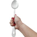 Ver imagem 2 de Colher Para Arroz De Inox Colher Grande Lisa 35cm Brinox Suprema Utensílio de Cozinha