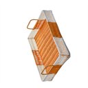 Ver imagem 2 de Cesta Retangular Bandeja de Servir Rattan 38x28x4,5cm Frg6571