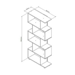 Estante Livreiro com 5 Nichos Office Plus Appunto - 3