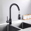 Ver mais imagens de Torneira de Cozinha Gourmet Monocomando com Extensor Ducha Luxo - Preta