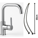 Ver imagem 4 de Torneira Gourmte Monocromada Bancada Quente/fria 360º Metal