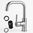 Ver imagem 7 de Torneira Gourmte Monocromada Bancada Quente/fria 360º Metal