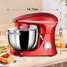 Seedeem Stand Mixer, 6qt, 660w, 6 Velocidades, Vermelho - 2