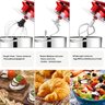 Seedeem Stand Mixer, 6qt, 660w, 6 Velocidades, Vermelho - 4