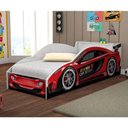 Ver imagem 1 de Cama Infantil Carro de Corrida 0,70 Vermelho - Vitamov 05010