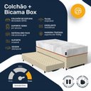 Ver imagem 6 de Cama Box + Colchão Ortopédico de Espuma D33 a Vácuo Sonno Full - Lucas Home + Aux de Espuma Solteiro
