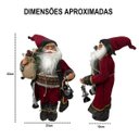 Ver imagem 6 de Papai Noel Decorativo Natalino Enfeite Natal Mesa Estante Sala Casa Vitrine Loja Evento Fim de Ano C