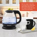 Ver imagem 6 de Elite Gourmet Ekt1001 Chaleira Elétrica 1l, Livre de Bpa, 1100w, Preto