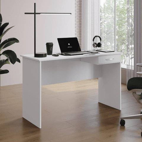 Escrivaninha de Estudo Home Office com 1 Gaveta