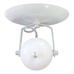 Spot Para 01 Lâmpada Branco - Gira 360 Graus Ideal para Corredor, lavabo, quintal, banheiro, Cozinha - 2