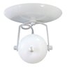 Spot Para 01 Lâmpada Branco - Gira 360 Graus Ideal para Corredor, lavabo, quintal, banheiro, Cozinha - 2