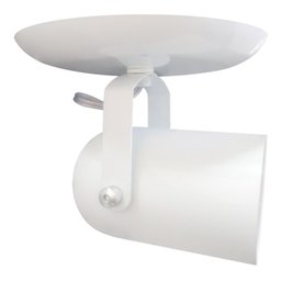 Spot Para 01 Lâmpada Branco - Gira 360 Graus Ideal para Corredor, lavabo, quintal, banheiro, Cozinha - 4
