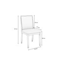 Ver mais imagens de Mesa Cozinha Elma Premium Madeira Maciça C/ Tampo Madeirado C/ Vidro 170x90cm e 6 Cadeiras Lara