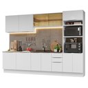 Ver imagem 3 de Armário de Cozinha Completa 310cm Branco Stella Madesa 03