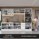 Ver imagem 6 de Armário de Cozinha Completa 310cm Branco Stella Madesa 03