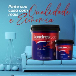 LONDRES COLOR TINTA ACRILICA PINTCOLOR GELO 18L Pintcolor Acrílico - 5