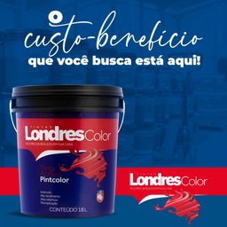 LONDRES COLOR TINTA ACRILICA PINTCOLOR GELO 18L Pintcolor Acrílico - 4