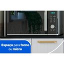 Ver imagem 5 de Kit de Cozinha Modulada 3 Peças Diamante (2 Armários + 1 Paneleiro) Branco/preto - Telasul