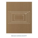 Ver imagem 6 de Rack com Painel Ripado TV 75 Polegadas Planejado 200x250cm Aruá CabeCasa MadeiraOriginals Marrom