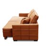 Sofá Retrátil e Reclinável 2,50m Karina Veludo Terracota Madelina Decor - 4
