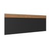 Cabeceira Painel Casal Detroit 1,40/1,60cm Nature/grafite Fama Nat/graf - 1