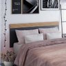 Cabeceira Painel Casal Detroit 1,40/1,60cm Nature/grafite Fama Nat/graf - 5