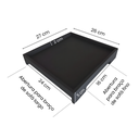 Ver imagem 2 de Bandeja Braço de Sofá Multiuso Café Decor Preta Mdf