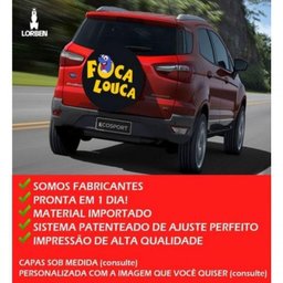 Capa de Estepe Pneu Exclusiva Aro 17" 18" Impressão Digital - 2